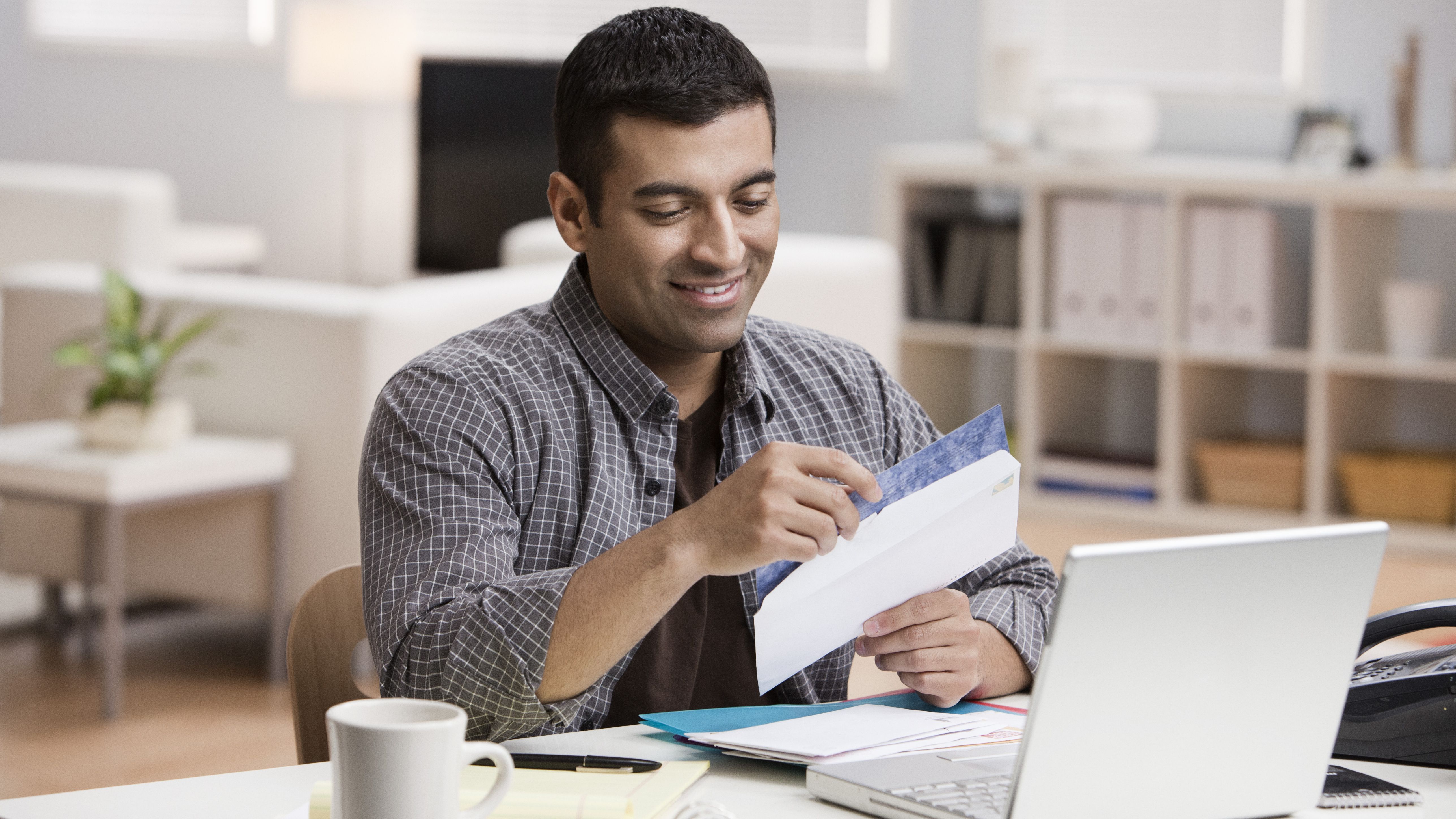 Man Writing Letter 1